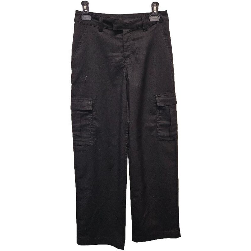 Černé oversize kalhoty s kapsami H&M