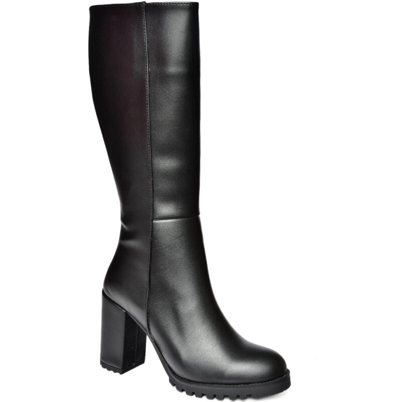 Fox Shoes R518911409 Black Women's Thick Heeled Boots