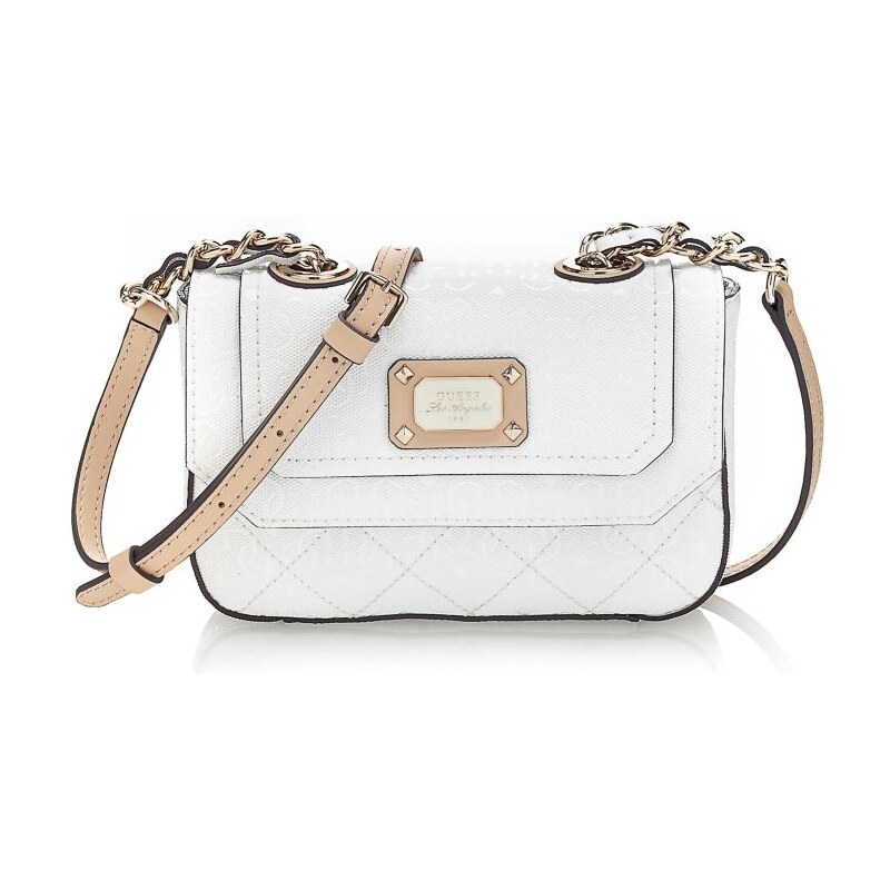 Guess Romeo Logo Quilted Petite Crossbody Bag