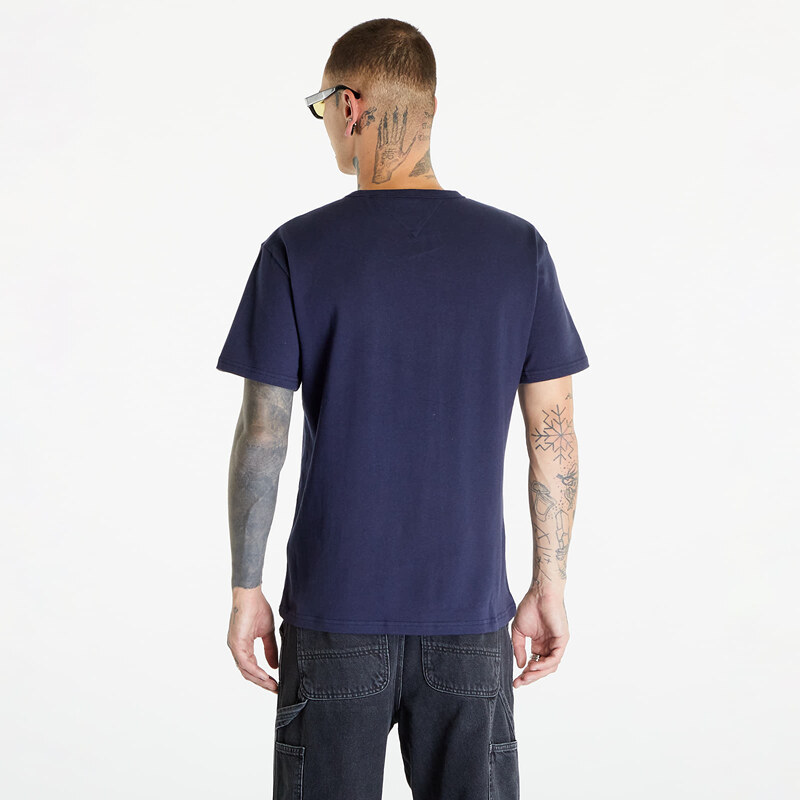 Tommy Hilfiger Pánské tričko Tommy Jeans Classic Badge Short Sleeve Tee Twilight Navy