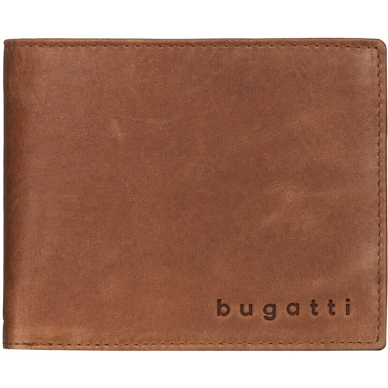Bugatti Pánská kožená peněženka VOLO 49217807 koňak