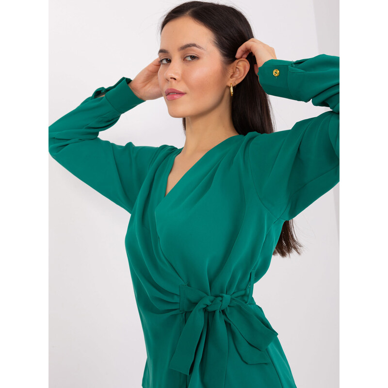 Factory Price Blouse-EM-BZ-3035.36-dark green