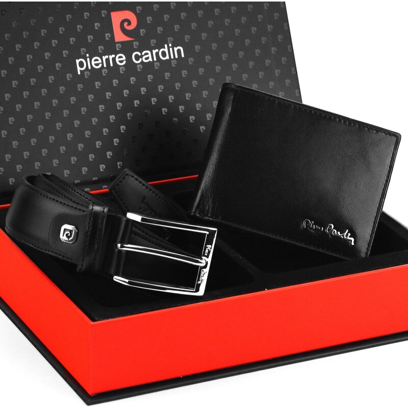 Dárkový set peněženky a opasku Pierre Cardin ZG-103-BR