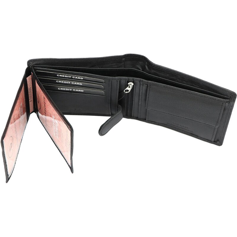 Pánská kožená peněženka Money Kepper TCC 5600-5 RFID černá