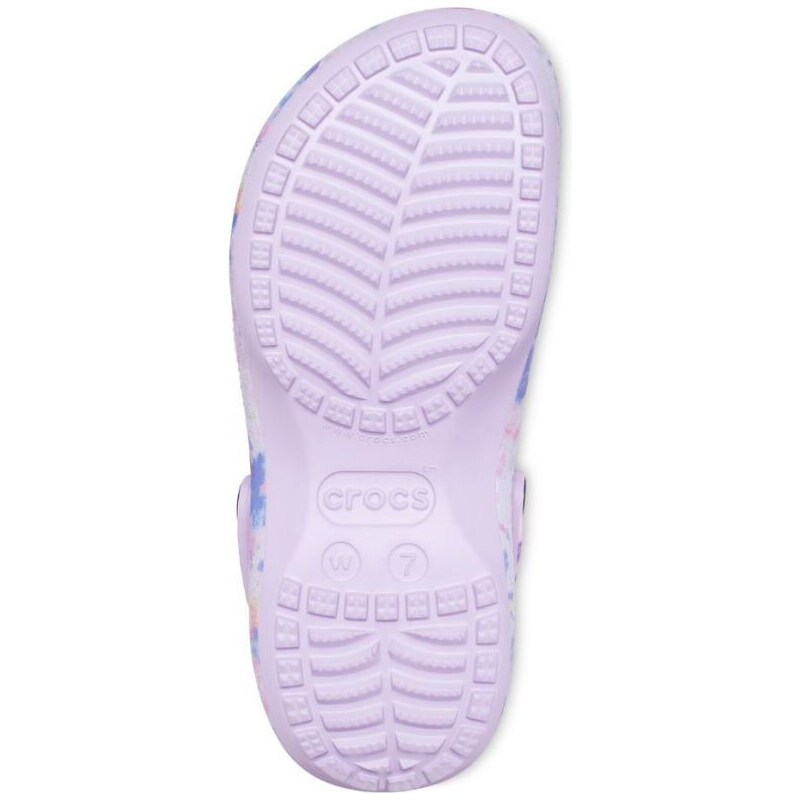 Crocs Classic Platform Tie Dye W 207151 5PT dámské žabky