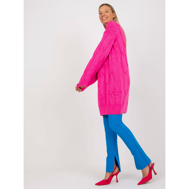 Dámský svetr LC SW model 17650183 fluo růžový - FPrice