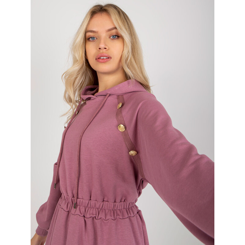 Dámské šaty RV SK model 17828069 tmavě růžové - FPrice