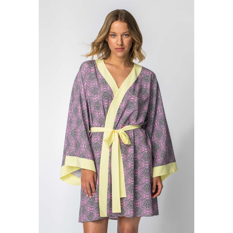 LaLupa Cover Up Kimono LA107 Model 2