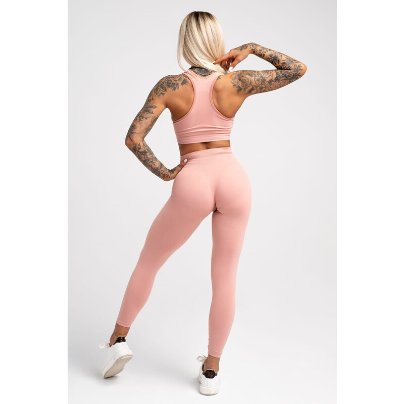 Legíny Compress Rose Tan - Gym Glamour