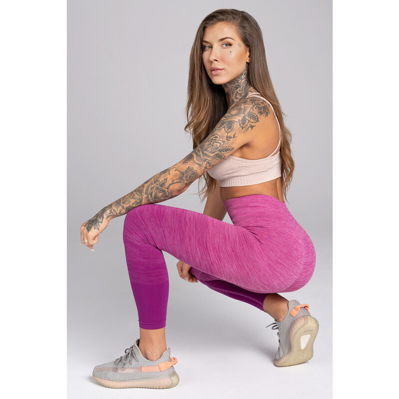 Dámské sport legíny bezešvé Ombré - Gym Glamour