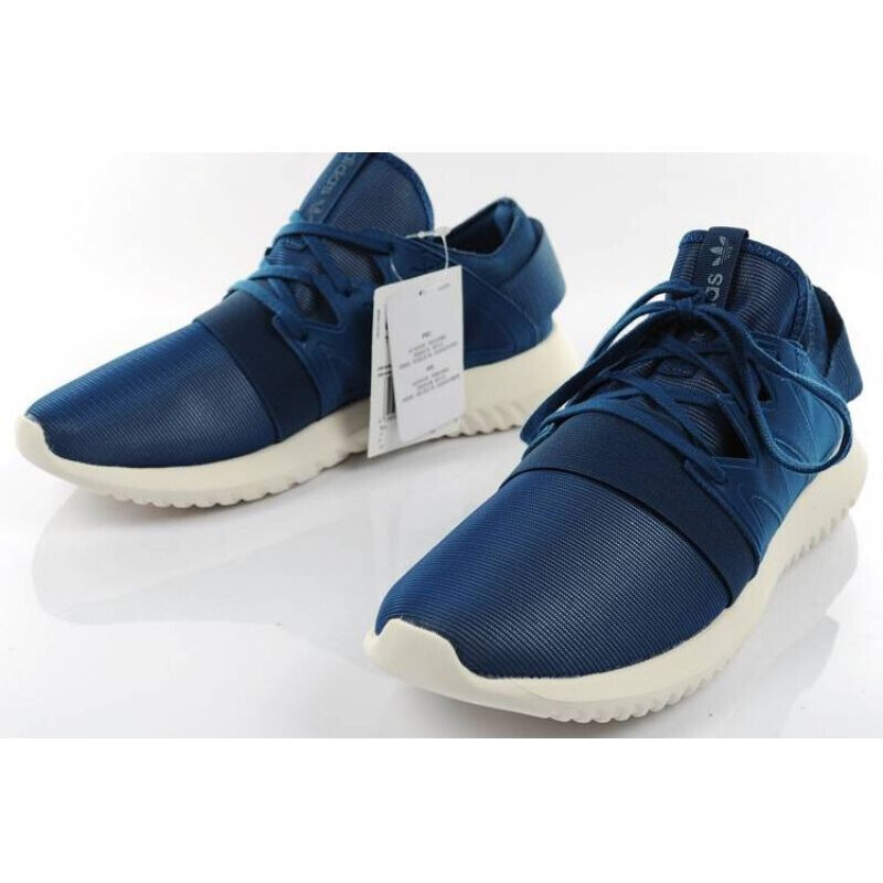 Pánské boty / tenisky Tubular Viral S75911 tmavě modrá s bílou - Adidas