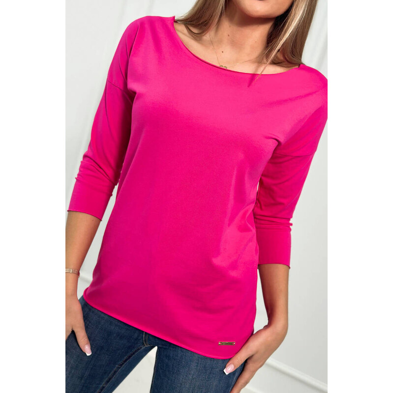 K-Fashion Halenka Casual fuchsiová 84211393