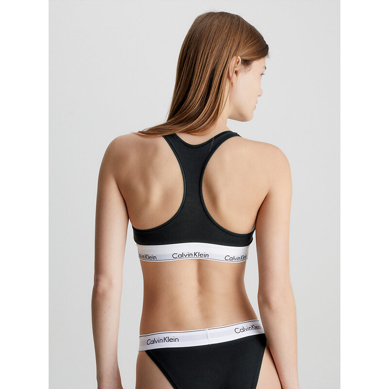 Dámská podprsenka Bralette Modern Cotton 0000F3785E001 černá - Calvin Klein