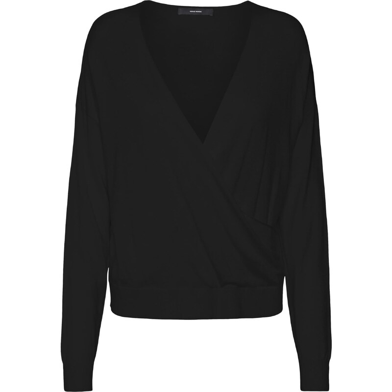 VERO MODA Svetr SILKY černá