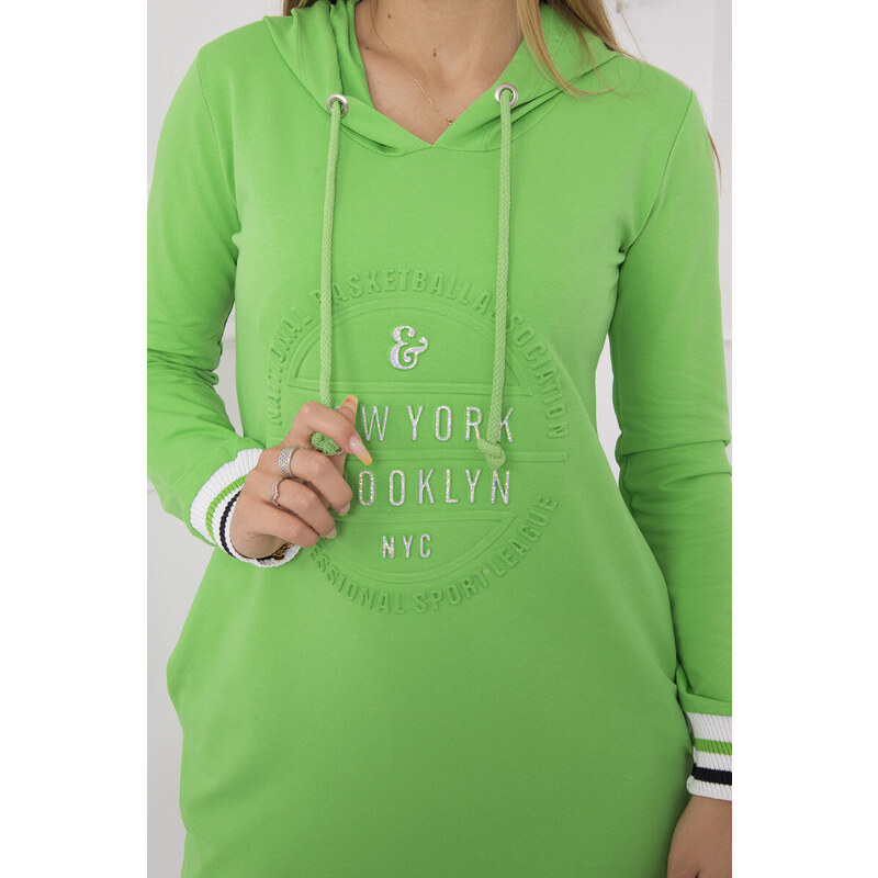 K-Fashion Světle zelené šaty Brooklyn