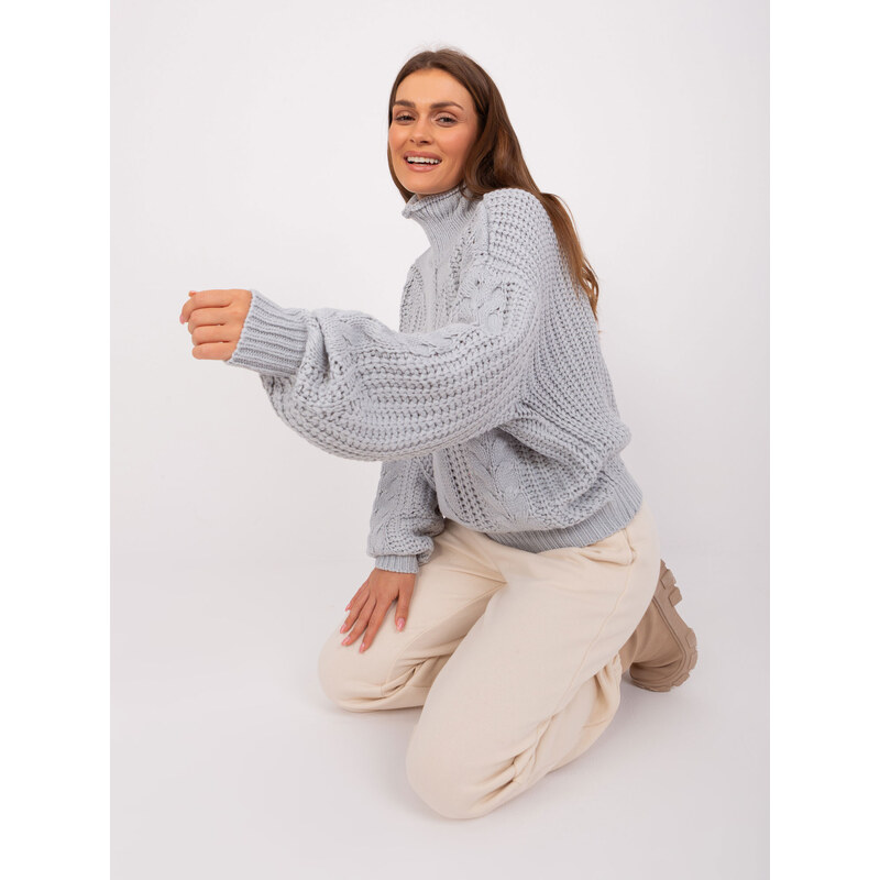 Sweter AT SW model 18884696 szary - FPrice