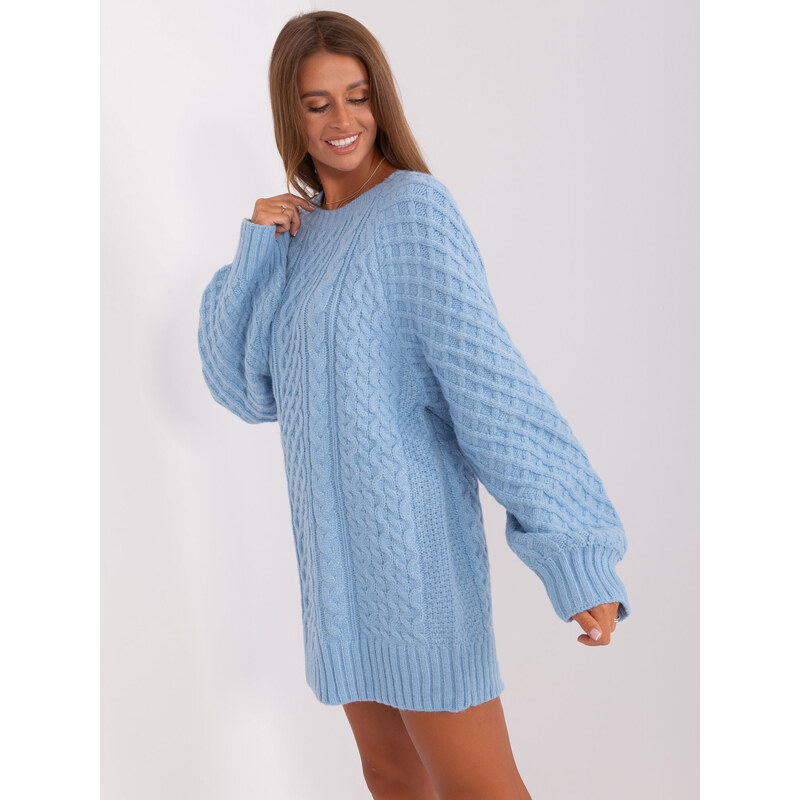 Sweter AT SW jasny niebieski model 18895543 - FPrice