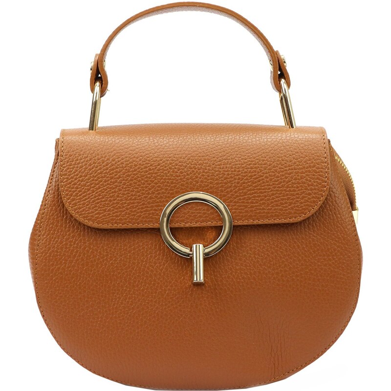 Kožená crossbody kabelka Luka 20-059 koňaková 87157859