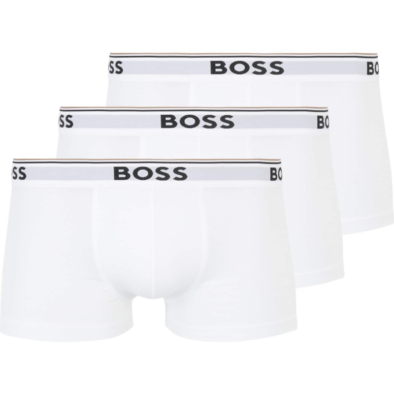 BOSS Boxerky Power velbloudí / šedá / černá / bílá