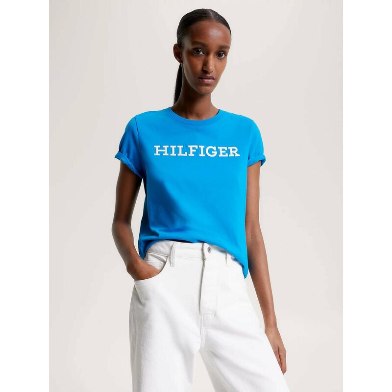 Tommy Hilfiger dámské modré tričko