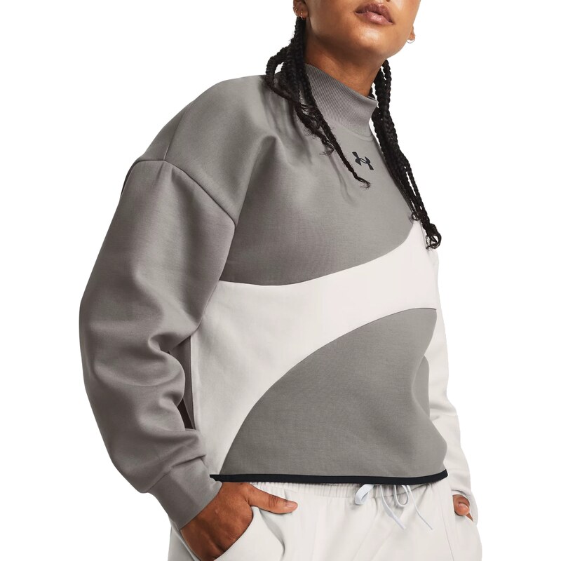 Mikina Under Armour Unstoppable Fleece Crop Crew 1379845-294