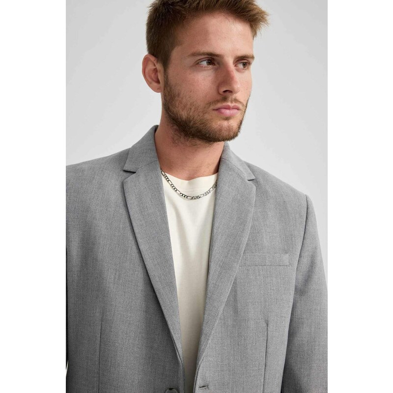 DEFACTO Slim Fit Lined Blazer