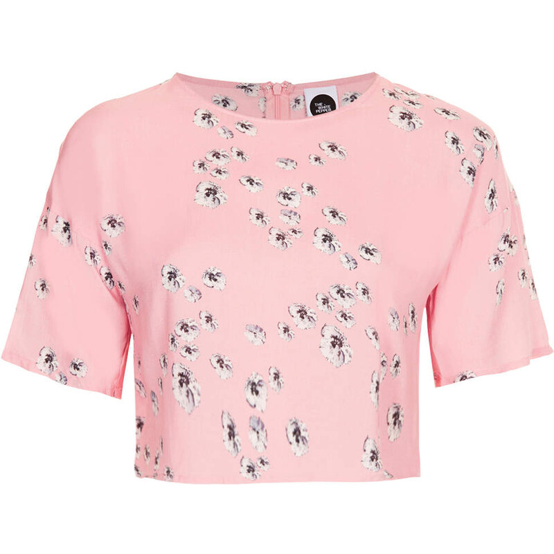 Topshop **Floral Print Crop Top by The Whitepepper
