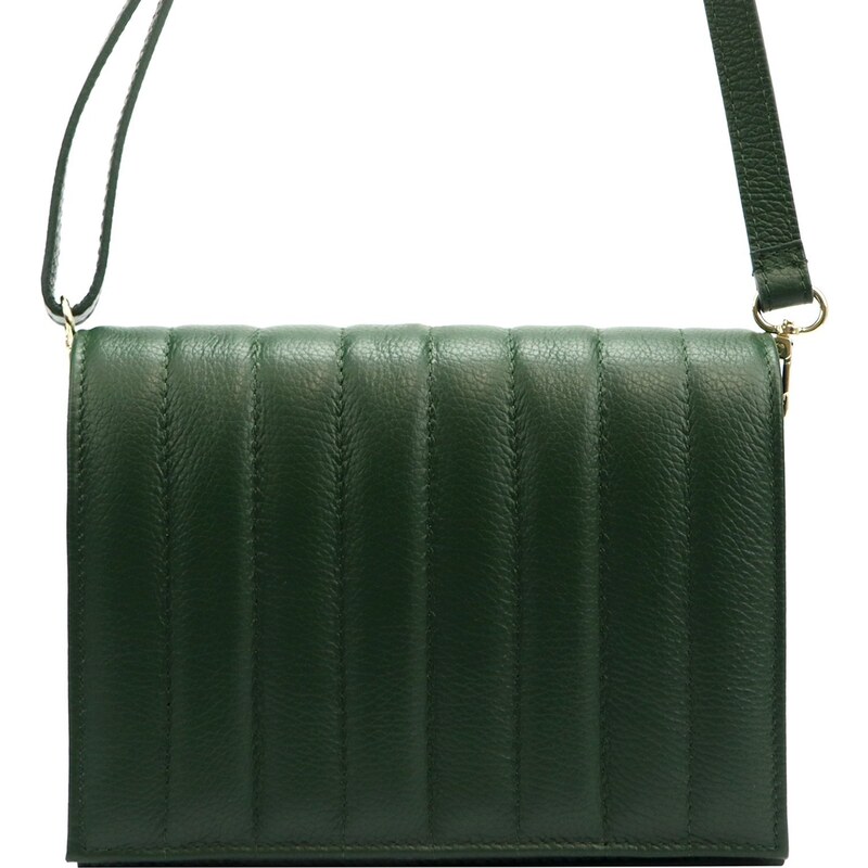 Kožená crossbody kabelka Luka 20-068 zelená 87162097