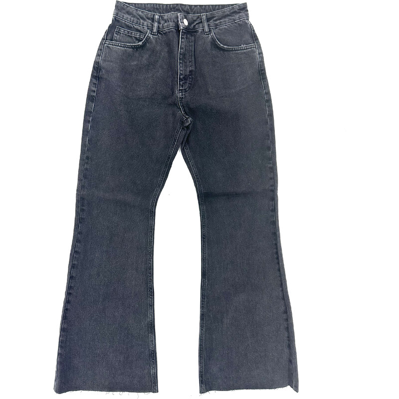 Tmavé džíny do zvonu Reclaimed Vintage