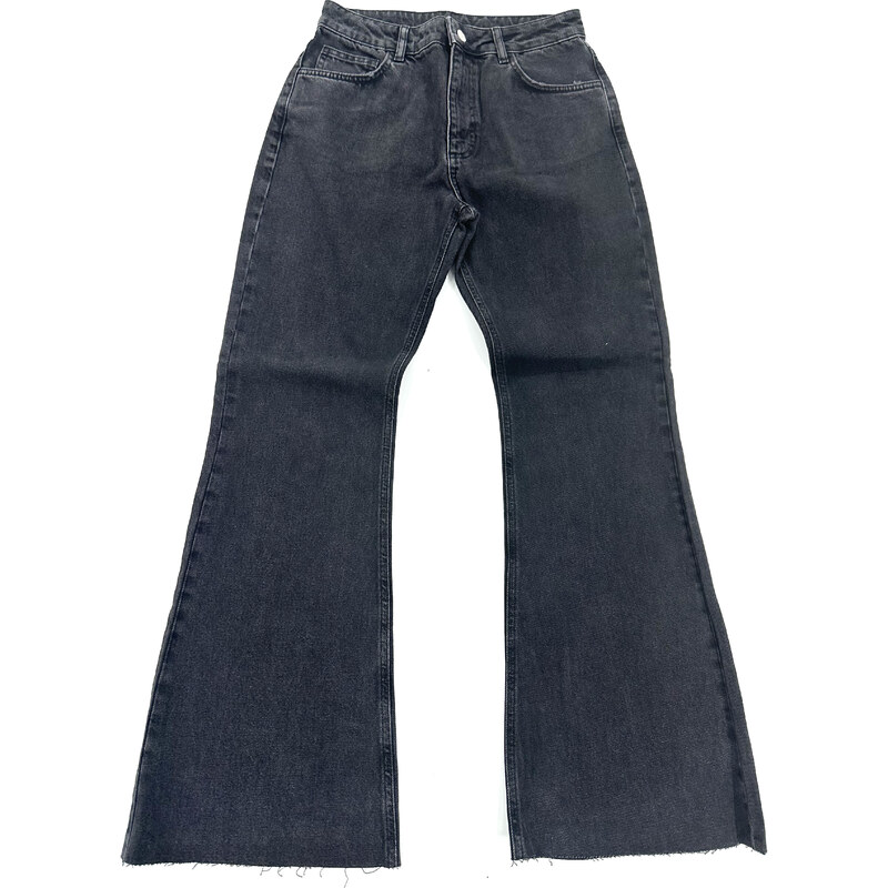 Tmavé džíny do zvonu Reclaimed Vintage