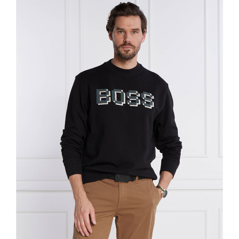 BOSS ORANGE Mikina Weglitchlogo | Regular Fit