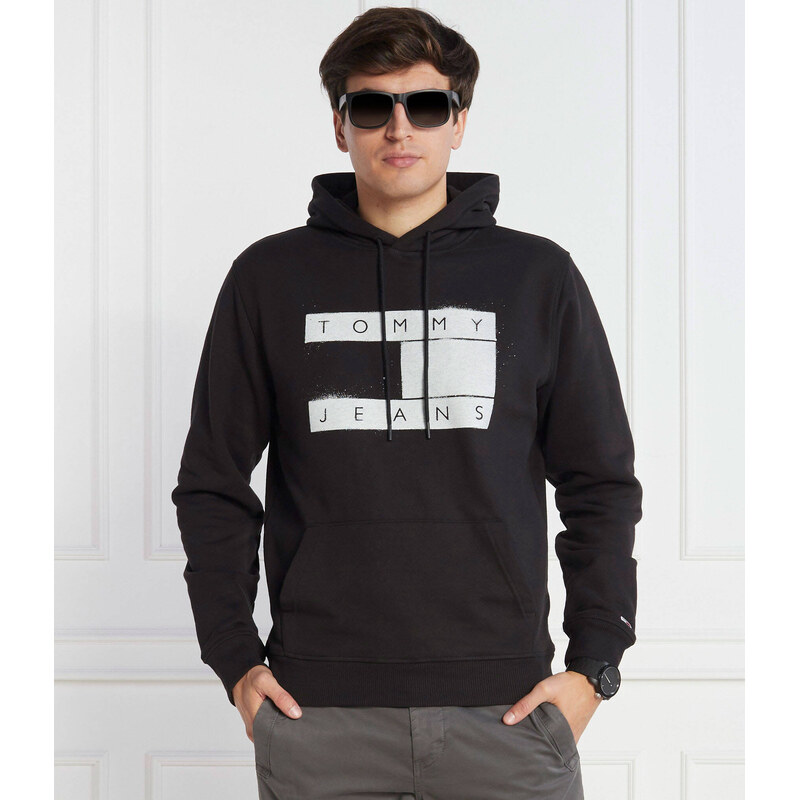 Tommy Jeans Mikina FLAG SPRAY | Regular Fit