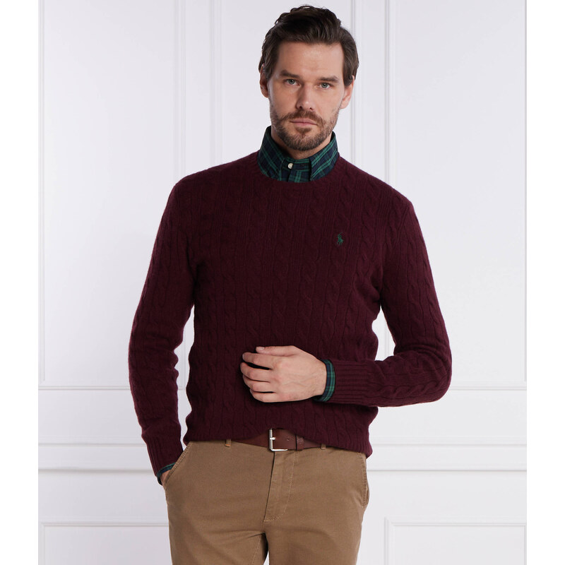 POLO RALPH LAUREN Vlněný | Slim Fit | s příměsí kašmíru