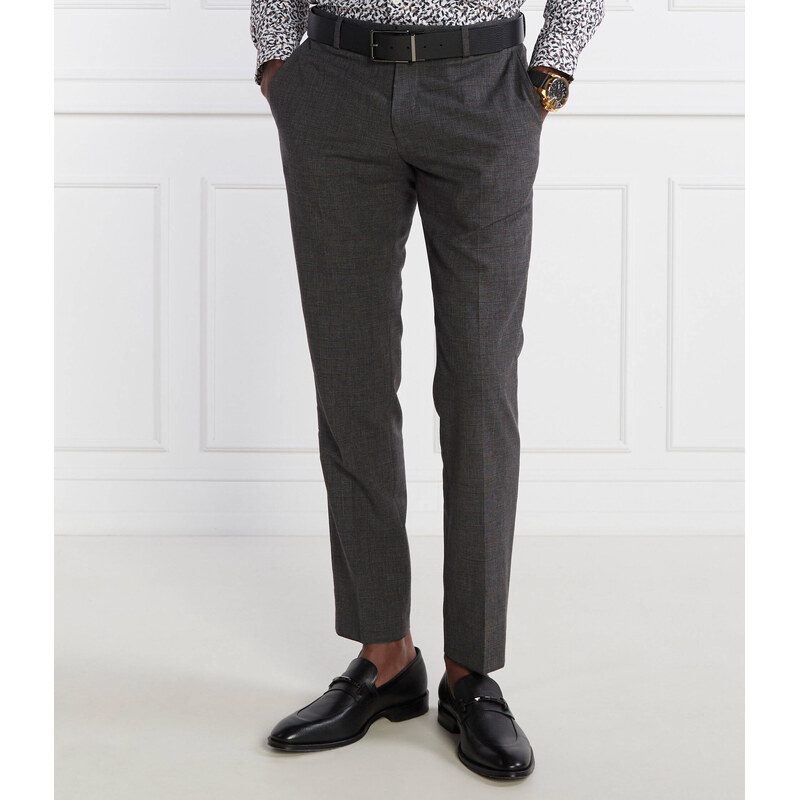 BOSS BLACK Kalhoty Genius | Slim Fit | s příměsí vlny