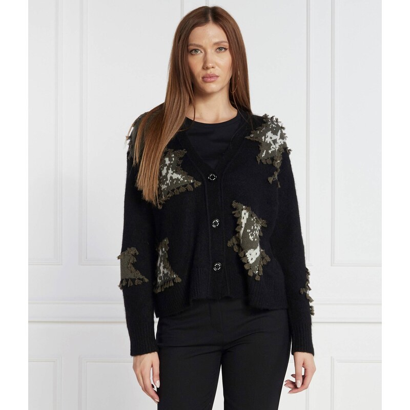 Marc Cain Kardigan | Relaxed fit | s příměsí vlny 86206355