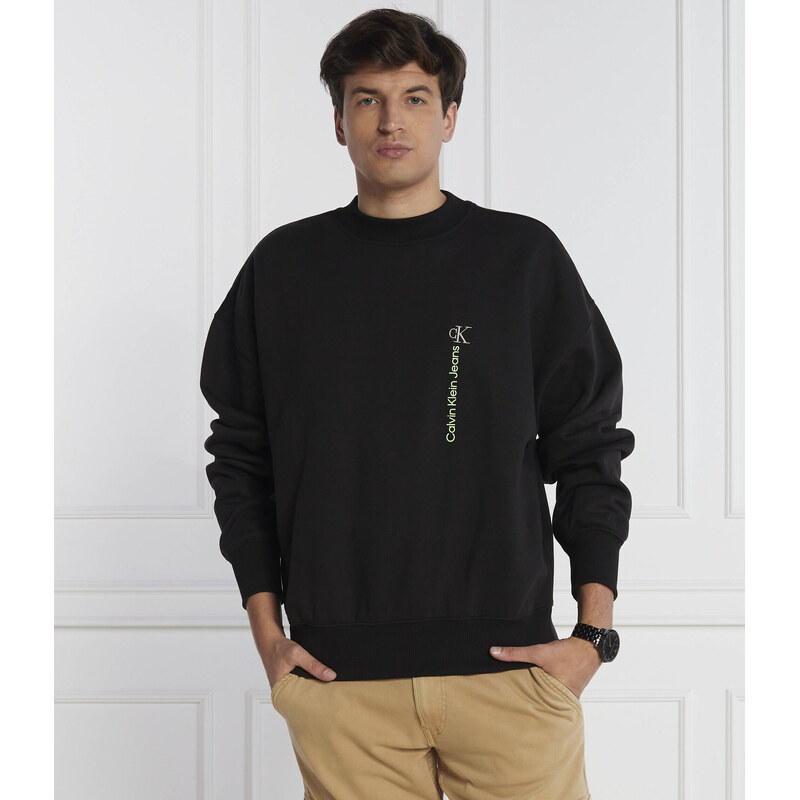 Calvin Klein Jeans Mikina VERTICAL INSTITUTIONAL | Regular Fit
