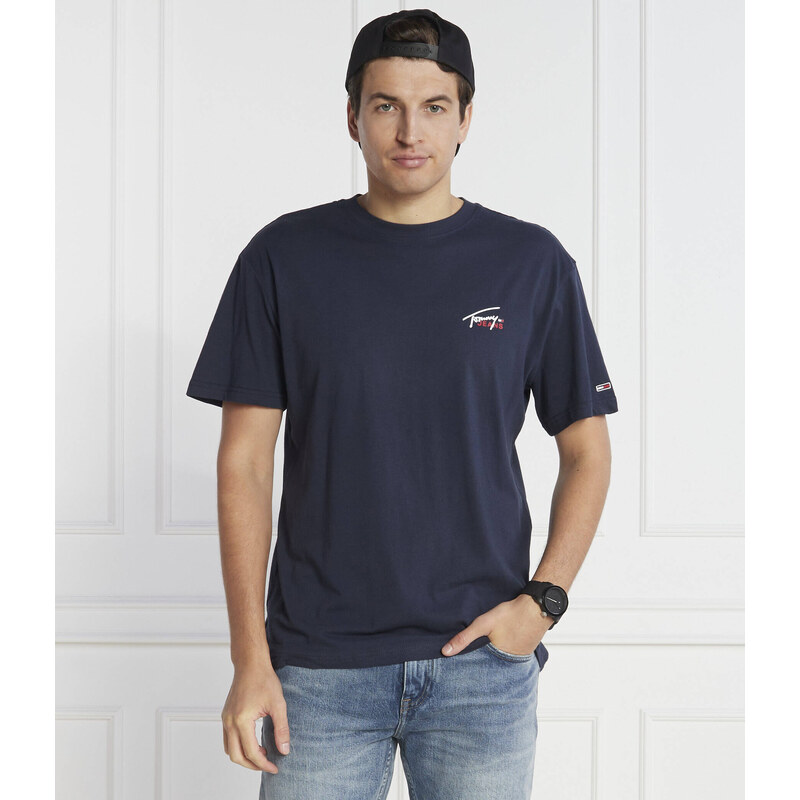 Tommy Jeans Tričko SMALL FLAG | Classic fit