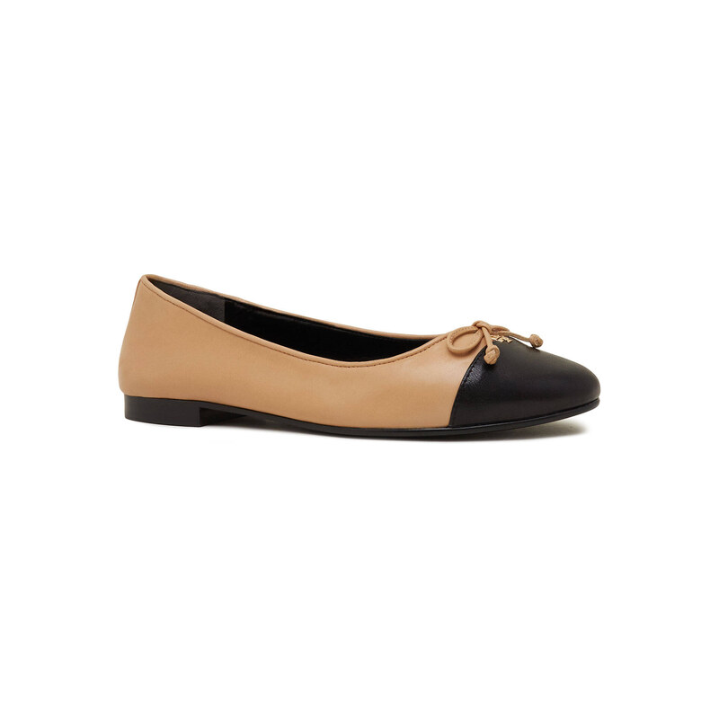 TORY BURCH Kožené baleríny CAP-TOE 86575802