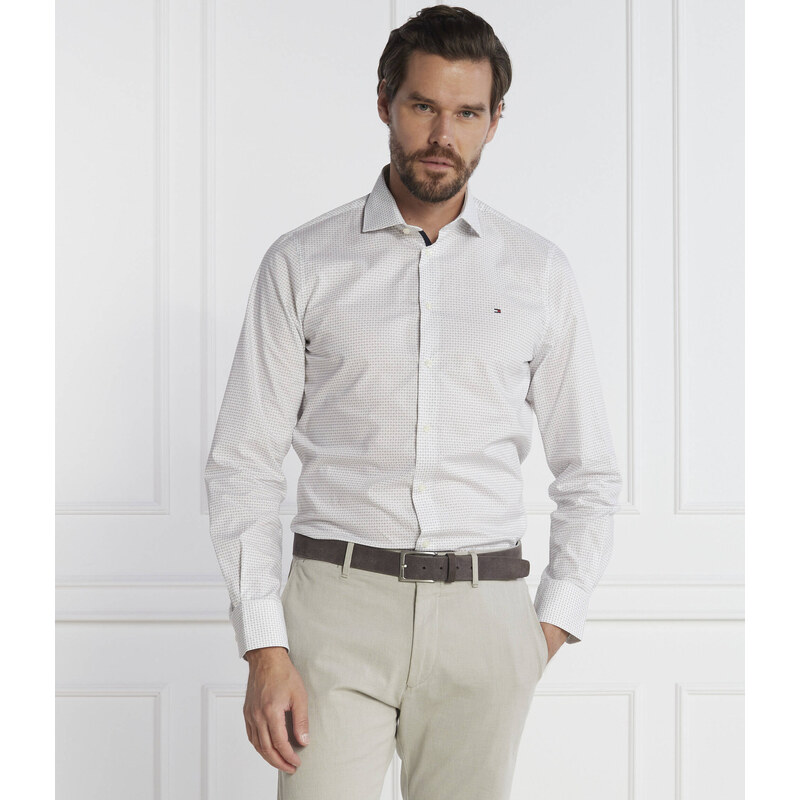 Tommy Hilfiger Košile DUO PRINT | Slim Fit | stretch