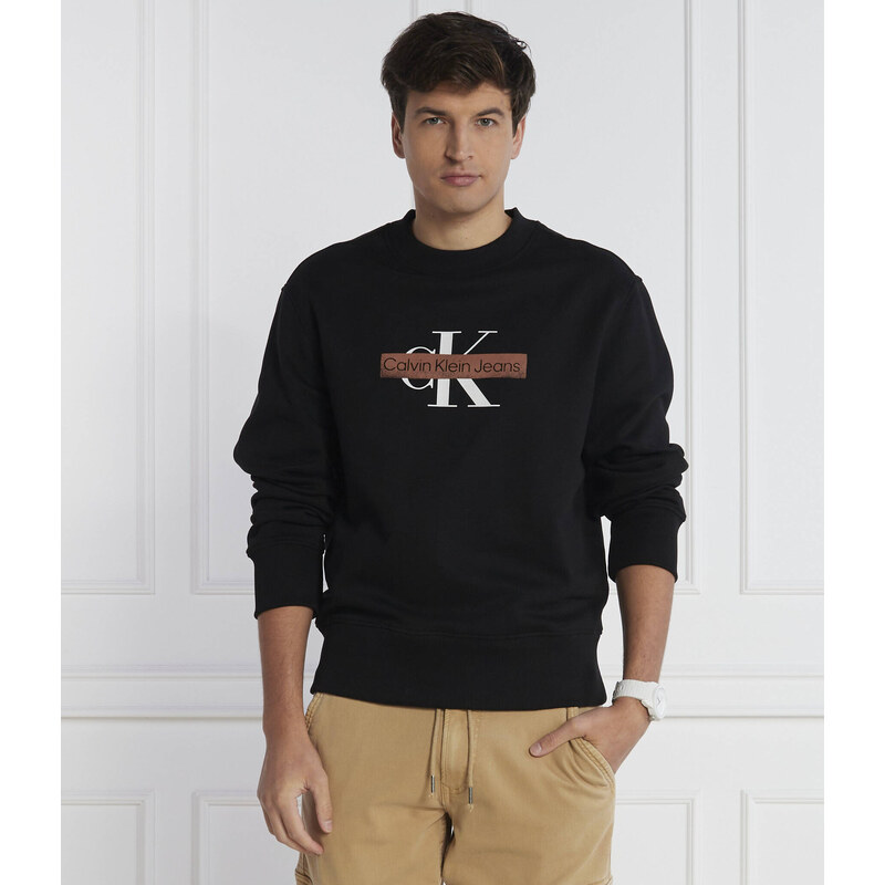 Calvin Klein Jeans Mikina MONOLOGO STENCIL | Regular Fit