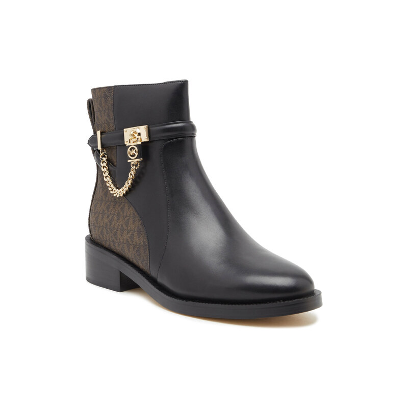 Michael Kors Kožené kotníkové boty Hamilton Flat