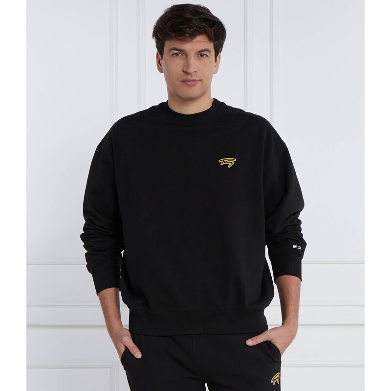Tommy Jeans Mikina BOXY SIGNATURE CREW | Regular Fit