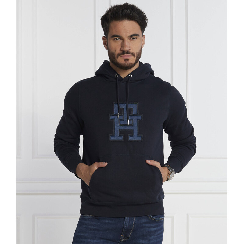 Tommy Hilfiger Mikina MONOGRAM APPLIQUE HOODY | Regular Fit