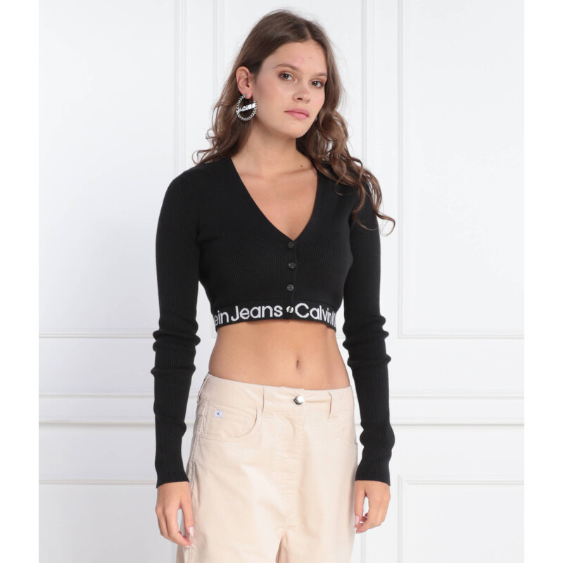Calvin Klein Jeans Kardigan | Cropped Fit