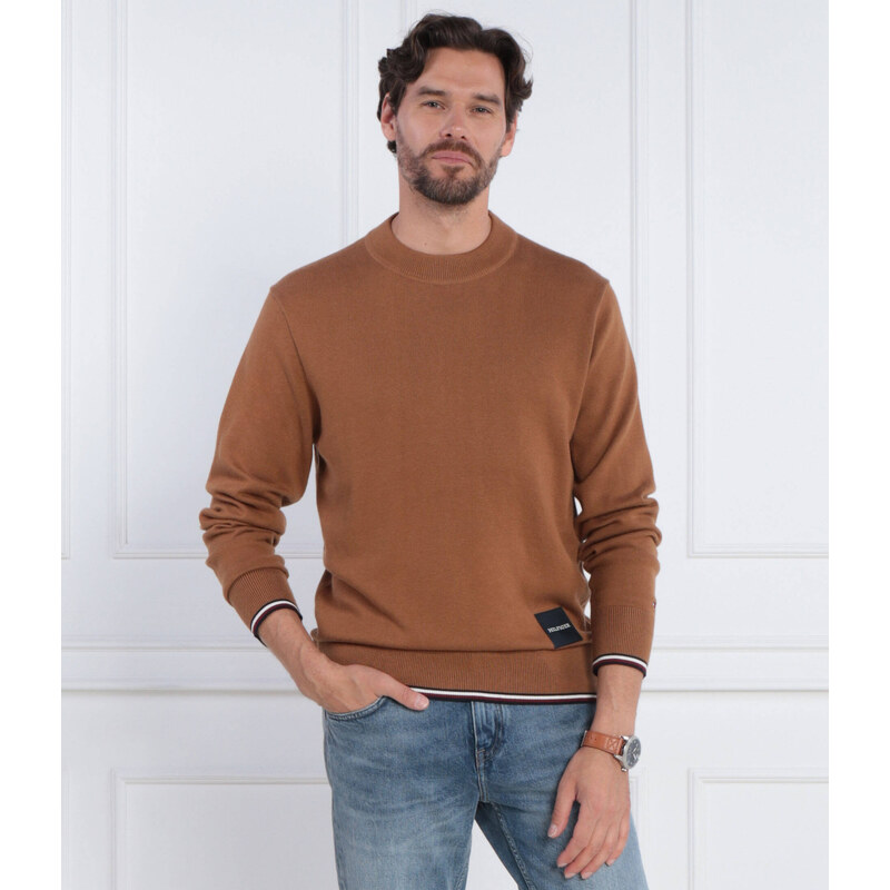 Tommy Hilfiger Svetr MONOTYPE GS TIPPED | Regular Fit |s příměsí