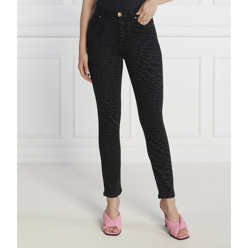 Pinko Džíny SUSAN NO BELT SKINNY DENIM BLK | Skinny fit