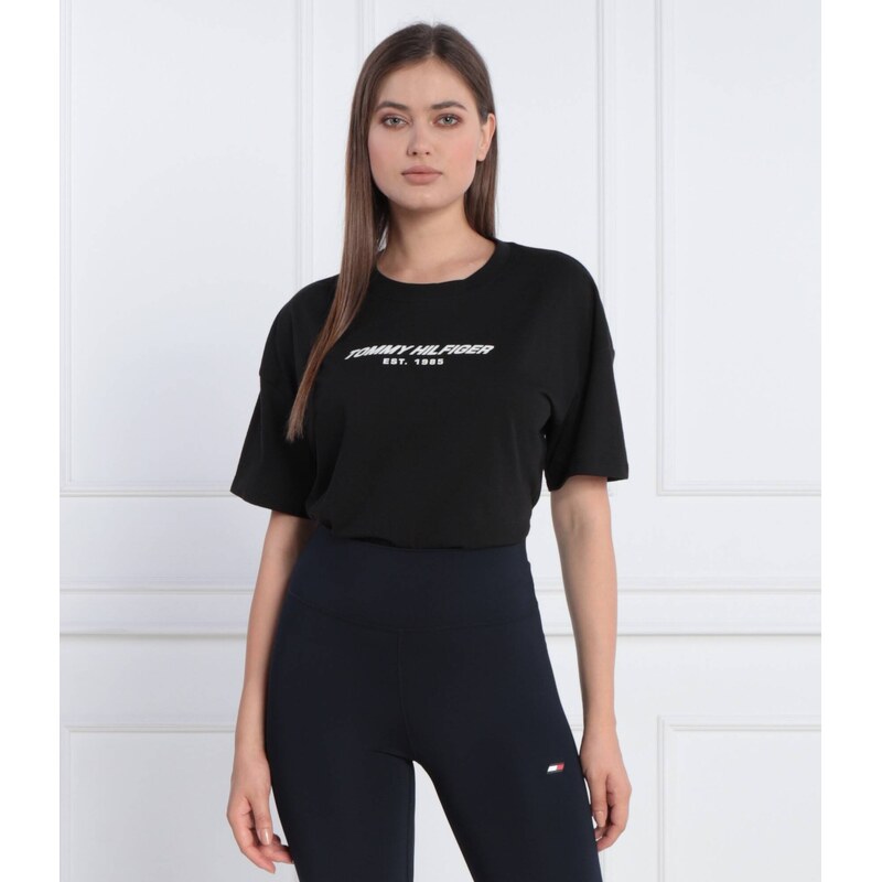 Tommy Sport Tričko | Cropped Fit
