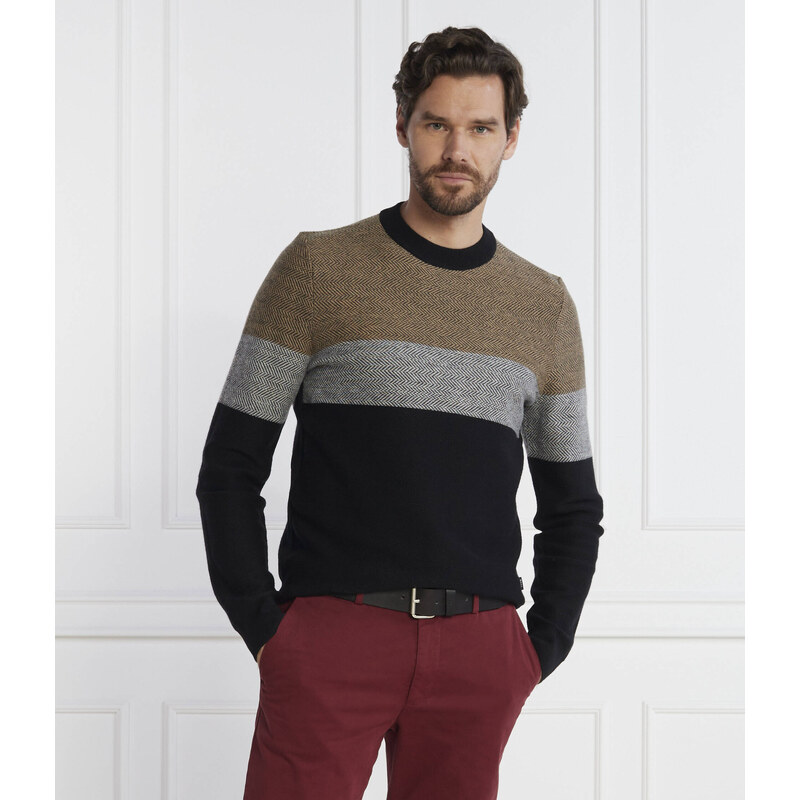 BOSS BLACK Vlněný svetr Marameo | Regular Fit