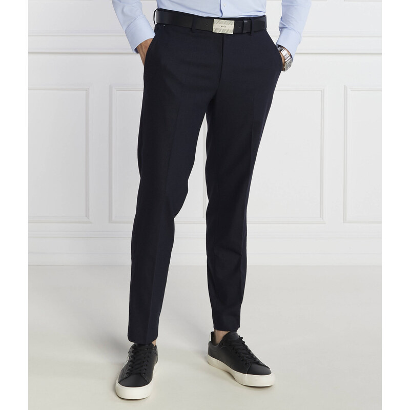 BOSS BLACK Kalhoty P Genius CW | Slim Fit | s příměsí vlny
