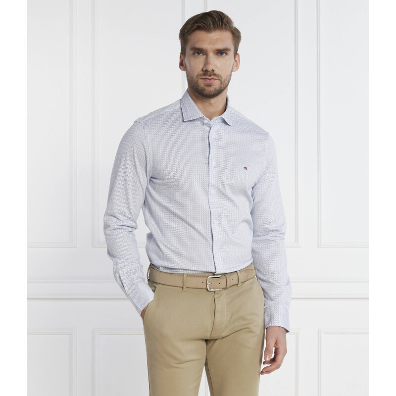 Tommy Hilfiger Košile CL JERSEY FLOWER | Slim Fit